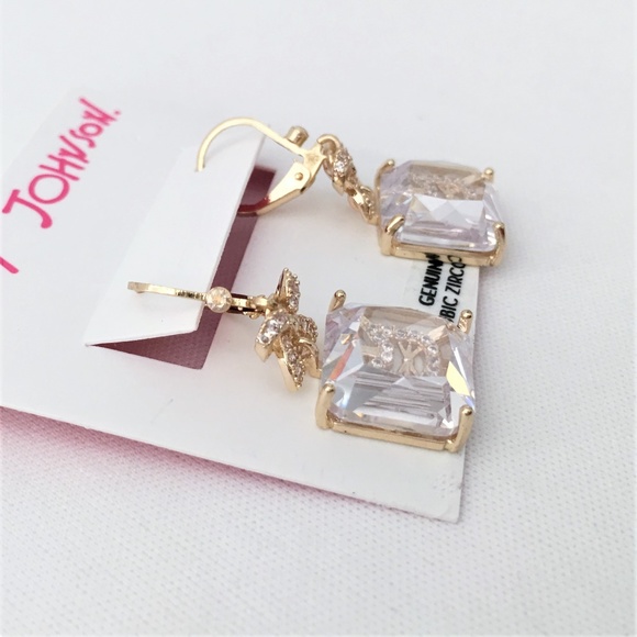 Betsey Johnson  'CZ' Gold Cat Necklaces/Earrings  NWT/HTF - Picture 4 of 6